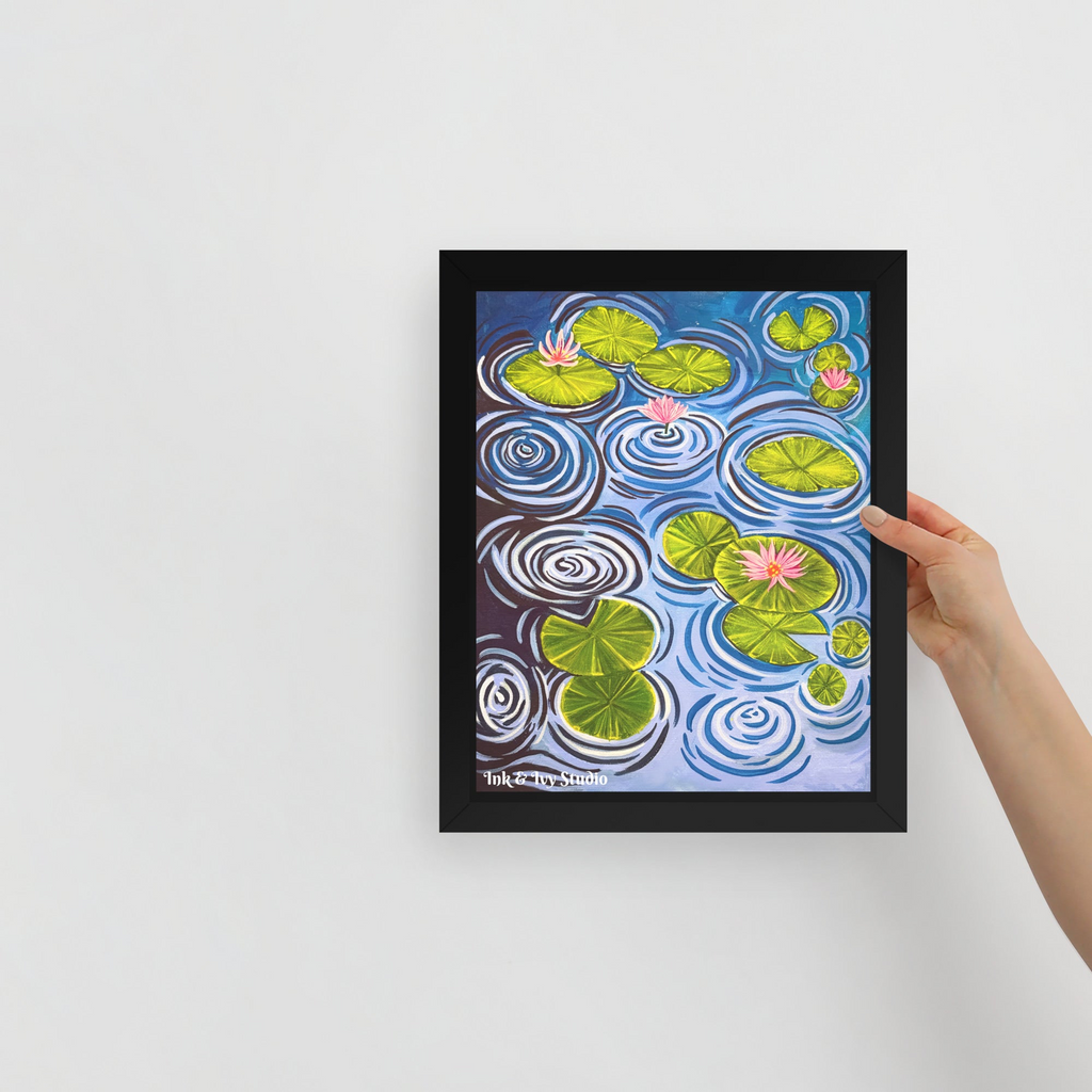 Lily Pond Framed poster