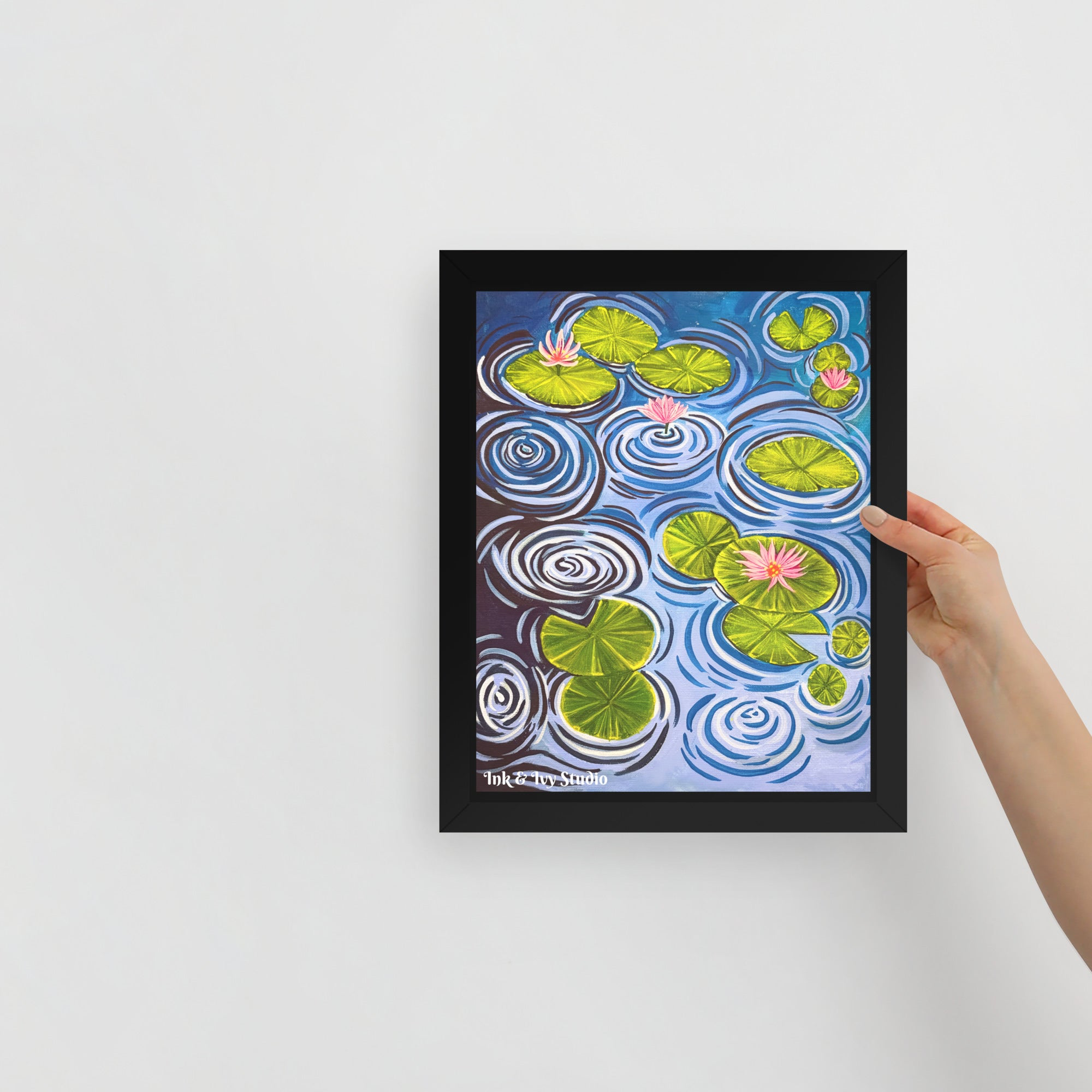 Lily Pond Framed poster