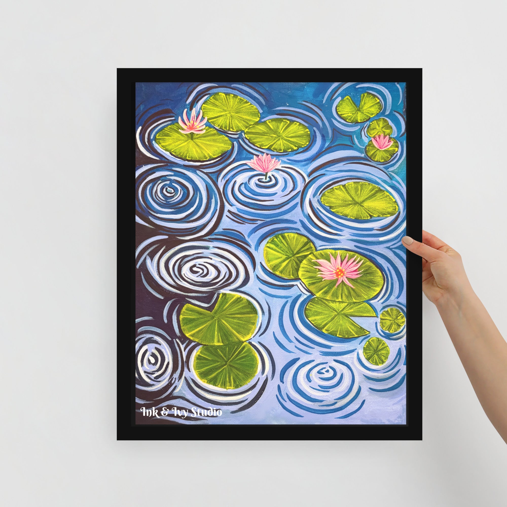 Lily Pond Framed poster